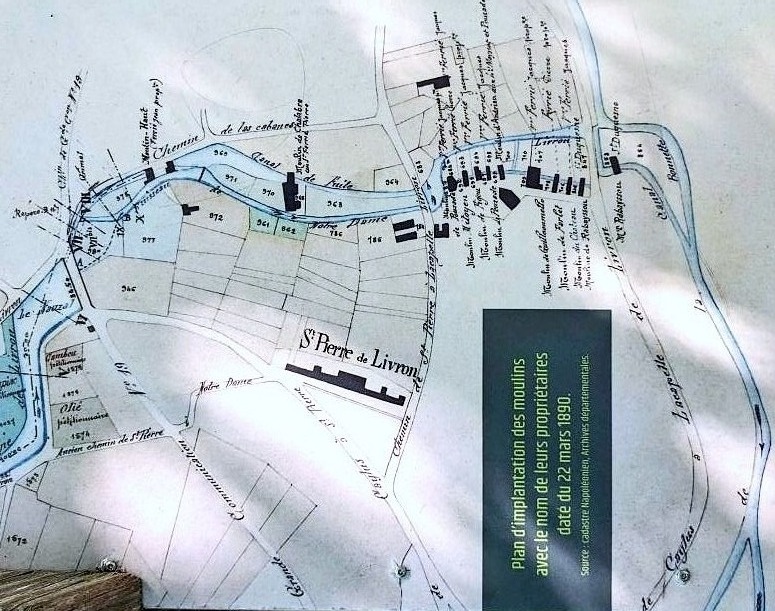 BONNETTE MOULINS de Saint Pierre de Livron site a forte chute plan 768x1024