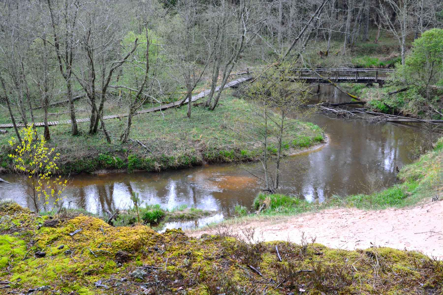 Balta Kapa - Fluss durch die Dünen